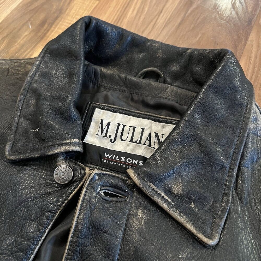 Wilson’s Leather M Julian Men’s Jacket Distressed Supernatural Size Large - Picture 10 of 16